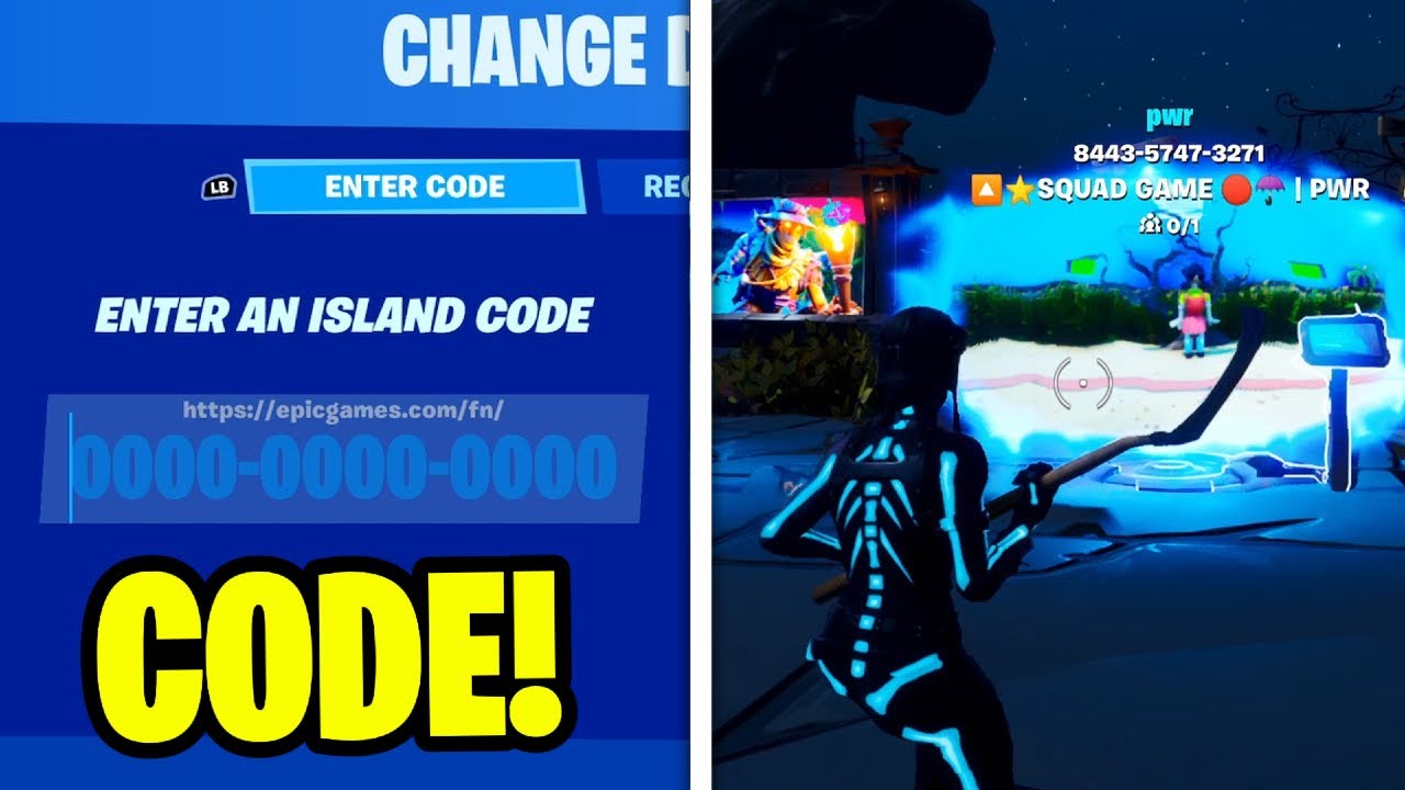 SQUID GAME - Fortnite Creative Map Code - Dropnite