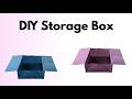 Easy Paper Storage Box | DIY Desk Organizer Craft ✂️#handmade #artandcraft #papercraft