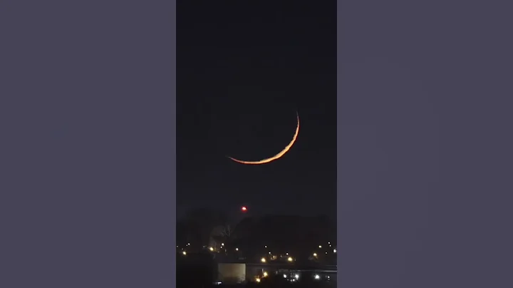 Crescent Moon set over 4 days #crescentmoon #moon #shorts #space - DayDayNews