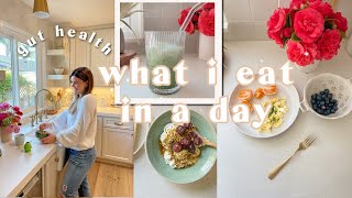 What I Eat in a Day for Gut Health, Hormones, & Energy | athome workout, easy nourishing recipes!