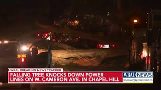Thousands without power in Durham, Orange counties