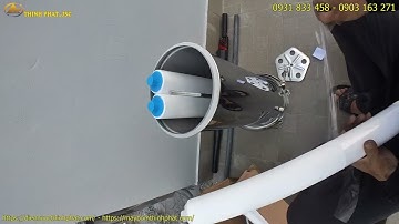 Lắp phin lọc inox 5 lõi xử lý nước đầu nguồn !