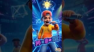 14 Table Beat Blast 🌹 Table of 14 💥Learn Multiplication table of 14×1=14 #short #kidstv #maths #kids
