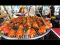 International Street Food Event. Huge Pork Knuckles, Ribs, Sausages &amp; more.  Milan, Italy