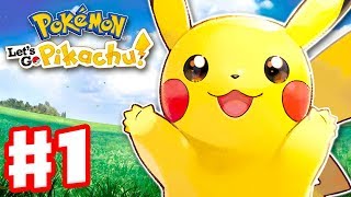 Pokemon Let's Go Pikachu and Eevee - Gameplay Walkthrough Part 1 - Intro and Gym Leader Brock!