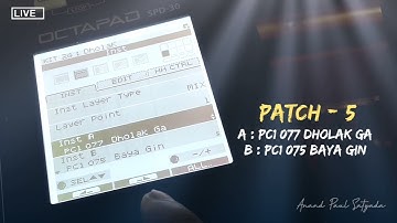 🔵 Dolak Patches editing in Roland SPD30 #FreePatches