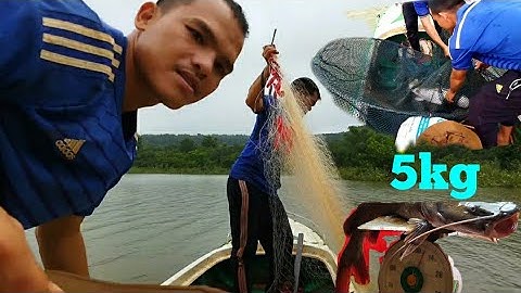 Xem dớn khổng lồ và thả lưới bắt cá tại hồ Sê San (tập 2) - HBTN