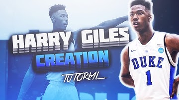 NBA 2K17 - Harry Giles Creation Tutorial