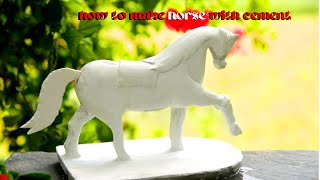 Learn an Unusual Way to Create a Horse Sculpture Out of Cement!