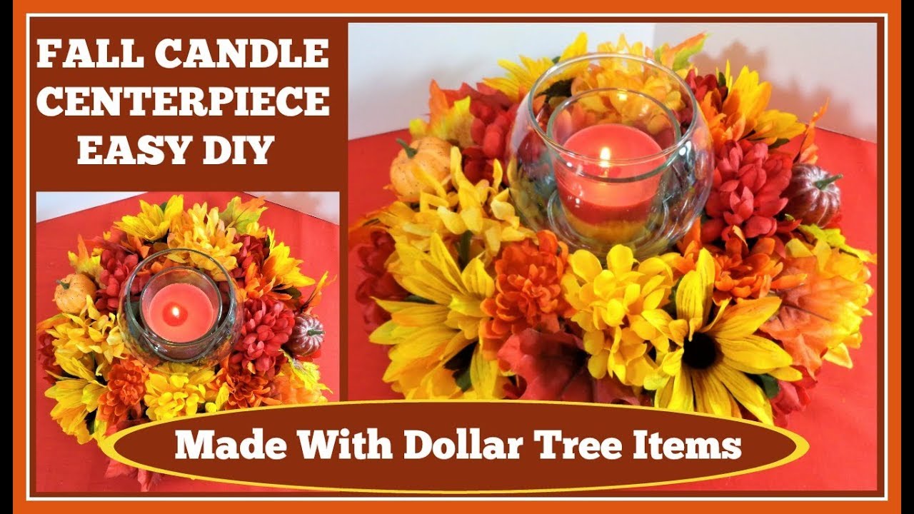 DIY Fall Candle Wreaths: A Craft for Fall, Autumn, or Thanksgiving 