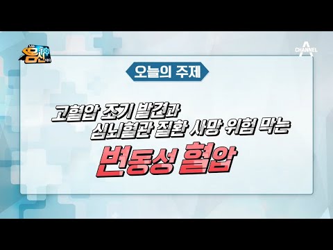 [예능] 나는 몸신이다 283회_200609_고혈압 조기 발견과 사망위험 막는 변동성 혈압!