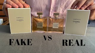 Fake vs Real Chanel Gabrielle Perfume EDP 100 ML 