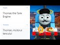 Thomas the Tank Engine in different languages meme
