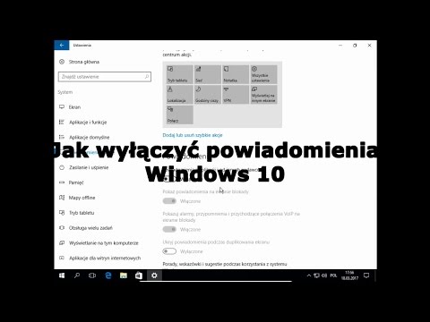 Wideo: Jak Wyłączyć Powiadomienie