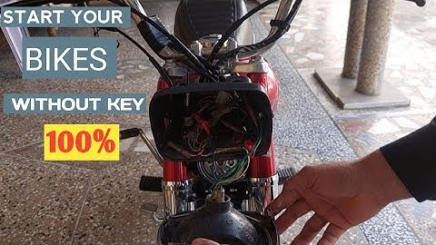 HOW TO START YOUR BIKE WITHOUT KEY | EASY WAY [IN HINDI Urdu]