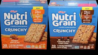 Kellogg’s Nutri Grain Crunchy Bars: Honey Oat Flax & Chocolate Chip Chia Review