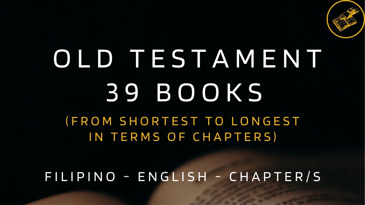 Old Testament (39 Books - 929 Chapters) | Books Of The Bible - Part 1 Of 3  - Youtube