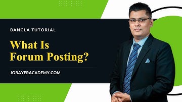 36 Forum Posting Backlink Bangla Tutorial By Jobayer Academy