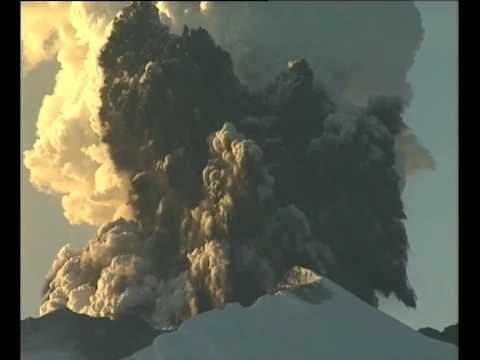 Mt Ruapehu eruptions  spectacular raw footage