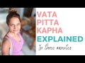 Vata pitta kapha explained in 3 minutes
