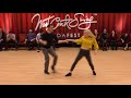 Glenn Ball & Victoria Henk - BudaFest 2019 Invitiational Jack & Jill Show - West Coast Swing Dance