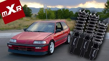 Installing Maxpeedingrods T7 Coilovers on my EF Hatchback | 1989 Civic Si
