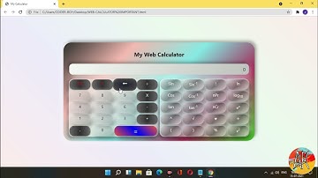 WEB-CALCULATOR FROM APP-KHAZANA | MADE FROM- HTML,CSS and JAVASCRIPT | JAIVAL RIPAL TRIVEDI