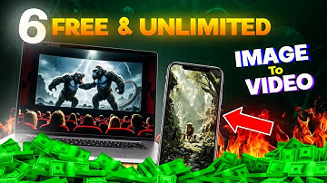 🔥TOP 6 FREE & UNLIMITED image to VIDEO AI Tools! | image to video ai free | Artificial Intelligence 