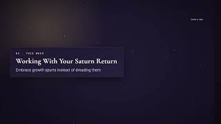 Why Saturn Returns Make Late 20s so Intense | Astrology Explained