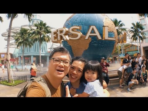 Travelling to Universal Studios Singapore in Sentosa (first vlog attempt)