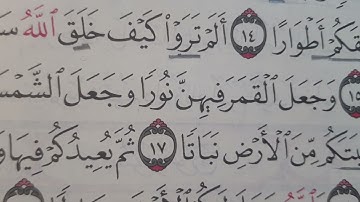 فضل الاستغفار ونتائجه🌹 سورة نوح وتصحيح التلاوة 🛳⛴