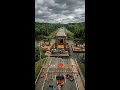 This is the process of building bridge infrastructure using sophisticated heavy equipment.