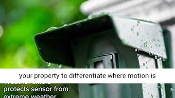 Guardline Wireless Driveway Alarm - 3 Motion Detector Alarm Sensors & 1 Receiver, 1/4 Mile Range