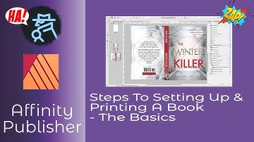 Steps To Setting Up & Printing A Book In Affinity Publisher   The Basics Including Downloadables