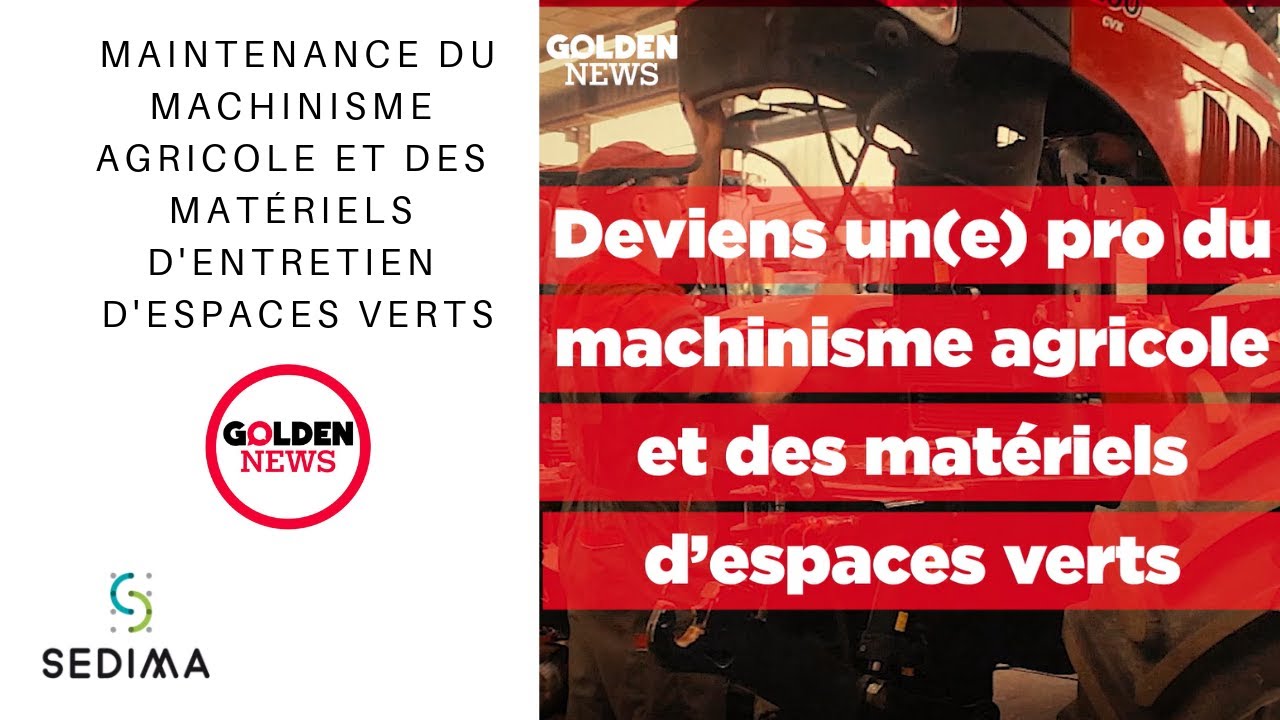 Maintenance du machinisme agricole et des matériels d'entretien d ...