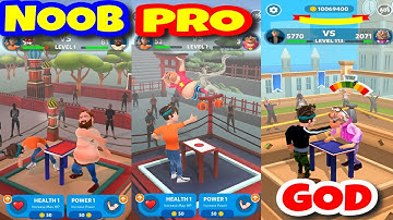 NOOB vs PRO vs GOD - Slap Kings Gameplay