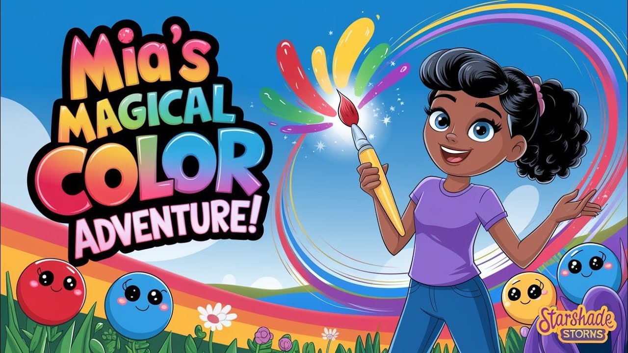 Join Mia on a magical color adventure! 🎨🌈 #kidsfun #colorquest # ...