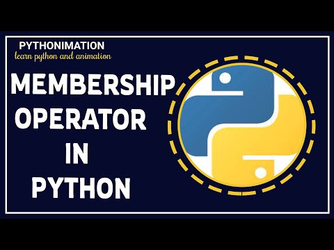 MEMBERSHIP OPERATOR IN PYTHON | WHAT IS MEMBERSHIP OPERATOR | IN HINDI