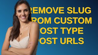 Wordpress: Remove slug from custom post type post URLs
