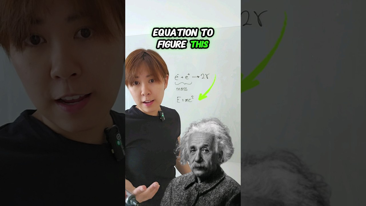 Annihilation energy calculation - A Level Physics #particlephysics