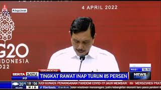 Luhut: Kasus Covid-19 di Indonesia Terkendali
