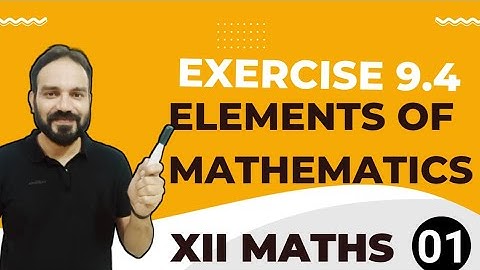 Exercise 9.4 Elements of mathematics class 12th indefinite integrals chapter 9 solution