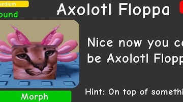 How To Get The “Axolotl Floppa” | Find The Floppa Morphs #roblox #floppa