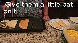 Salsa Chicken Quesadillas