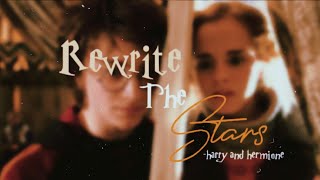Rewrite The Stars Lyrics Edit || Harry Potter And Hermione Granger