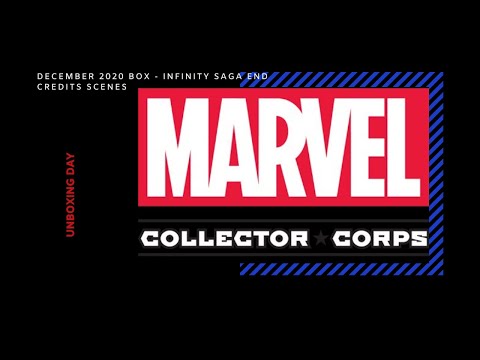 Unboxing Day - Marvel Collector Corps December 2020 Box - Infinity Saga End Credits Scenes