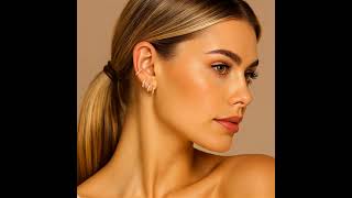 girl set oorbellen goud
