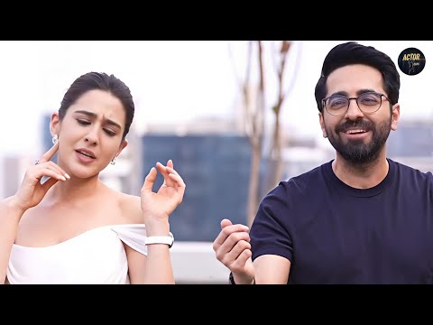 Sara Ali Khan & Ayushmann Khurrana Singing LIVE | “Dil Wale Chor” Lyrical Promo Event 🔥 #saraalikhan