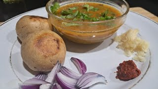 Dal bati recipe | rajasthani Dal bati recipe | traditional style | bhumika Bhagat | recipe dalbati
