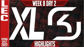 XL vs SK Highlights | LEC Spring 2022 W8D2 | Excel Esports vs SK Gaming